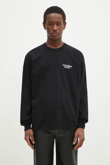 Tričko Neighborhood NEIGHBORHOOD Long Sleeve Graphic T-Shirt Čierna | 242PCNH.LT02, 2
