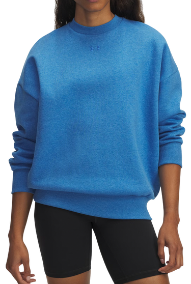 Mikina Under Armour Oversized Rival Fleece Crew Sweatshirt Modrá | 1386463-403, 0