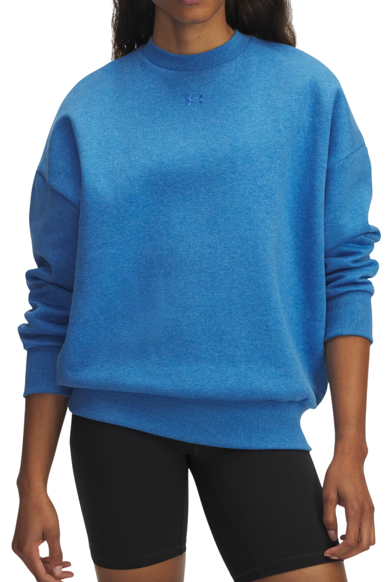 Mikina Under Armour Oversized Rival Fleece Crew Sweatshirt Modrá | 1386463-403