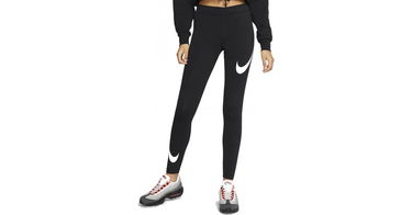 Legíny Nike Leggings Sportswear Leg-A-See Swoosh Čierna | cj2655-013, 1