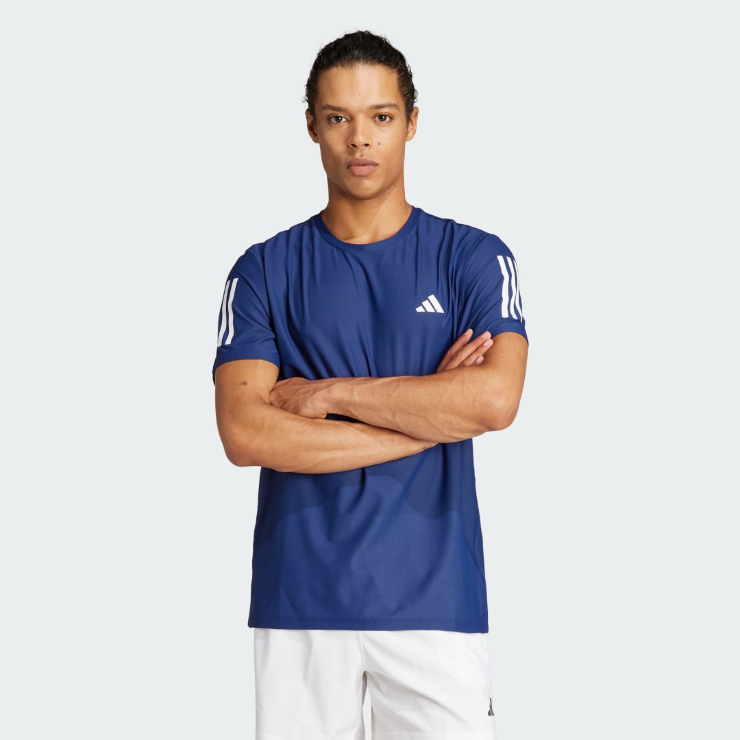 Tričko adidas Performance Own the Run T-Shirt Navy | IN1502, 1