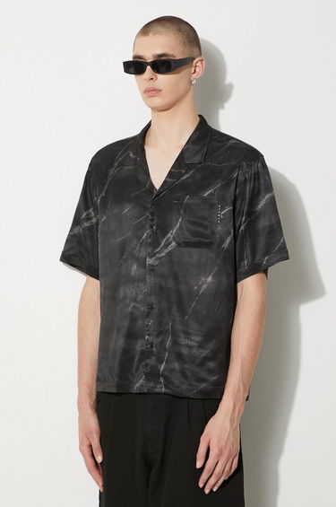 Košeľa Stampd STAMPD Regular Fit Shirt with Classic Collar Čierna | SLA.M3313BD.BMB, 3