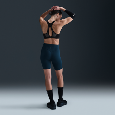 Šortky Nike Universa High-Waisted 8" Bike Shorts with Pockets Modrá | HQ6823-478, 4