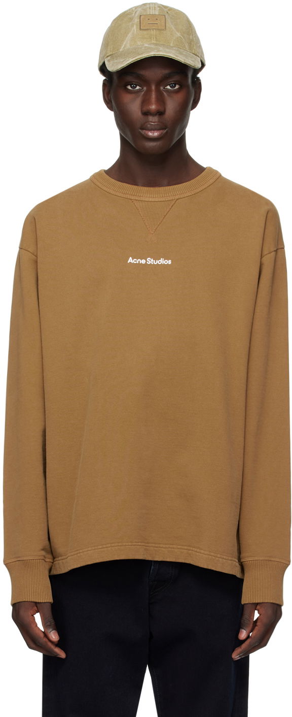 Sveter Acne Studios Printed Sweater Hnedá | BI0197-