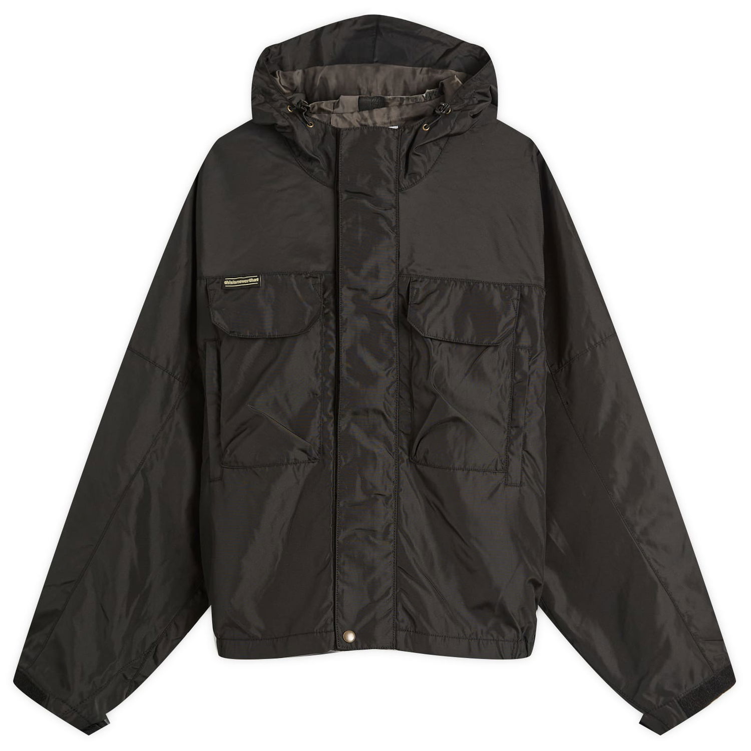 Bunda thisisneverthat thisisneverthat SP Logo Wading Jacket, Size Large Čierna | TN253WOWLS04-BLK, 1