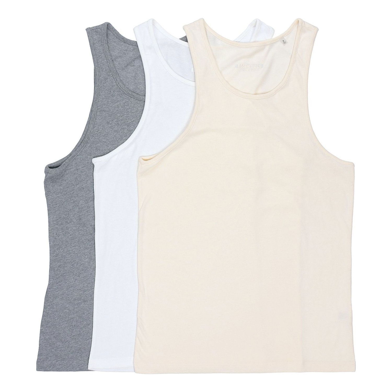 Tielko Fear of God Essentials FW20 3 Pack Tank Tops Béžová | FOG-FW20-177, 0