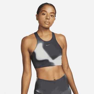 Podprsenka Nike Yoga Swoosh Šedá | DM0647-070, 3