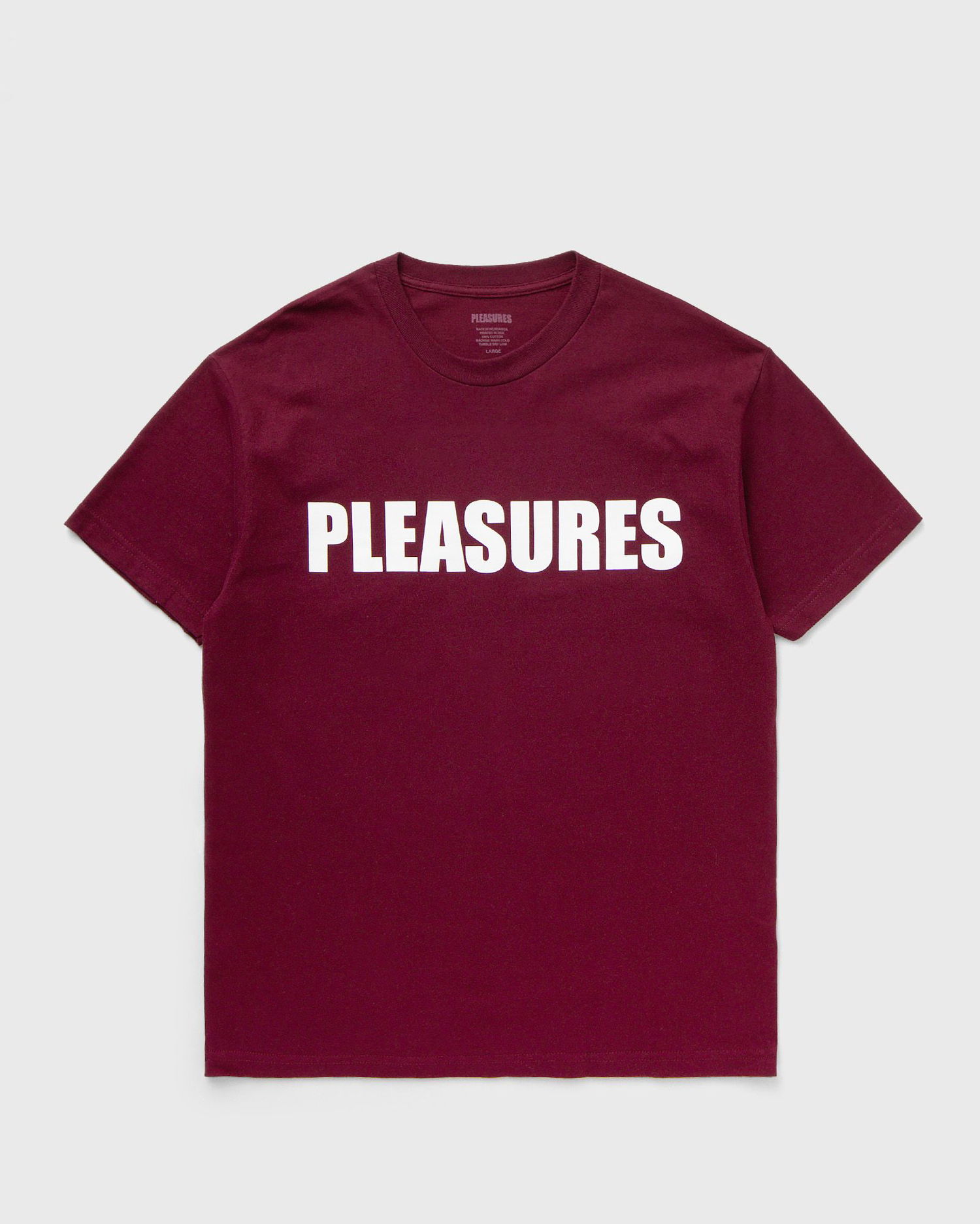 Tričko Pleasures Short Sleeves Security T-Shirt Vínová | P24F069-BURGUNDY, 0
