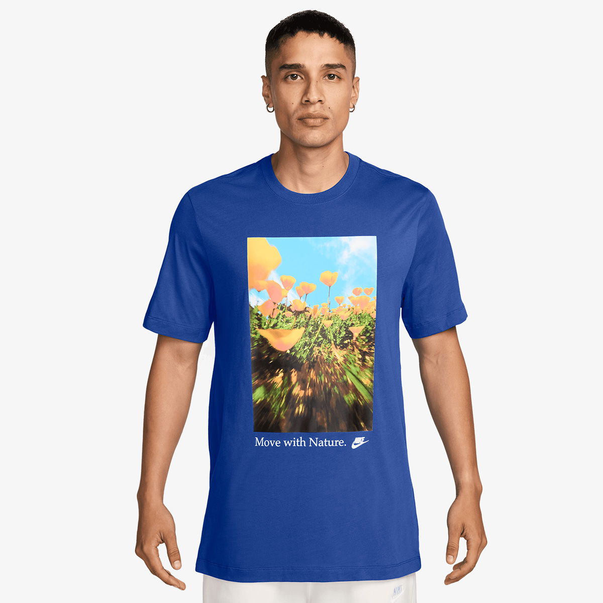 Tričko Nike Nike Sportswear Move With Nature T-Shirt Modrá | HJ0592-480, 0