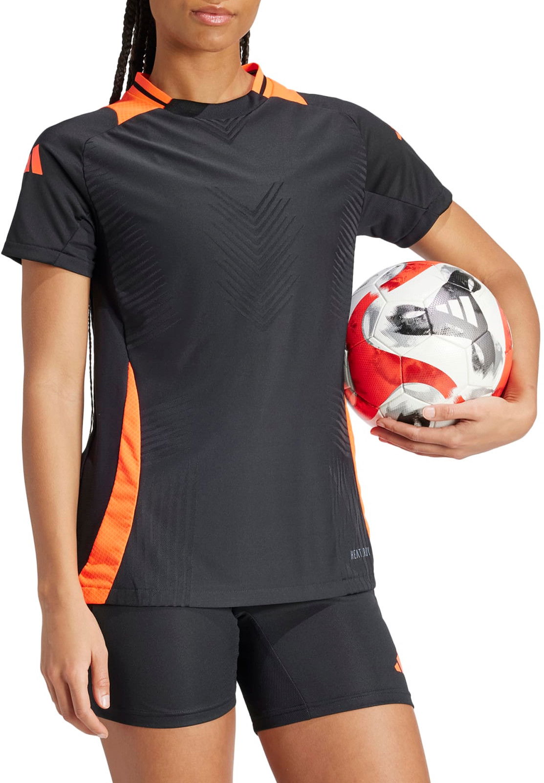 Women's Black Orange Training Jersey