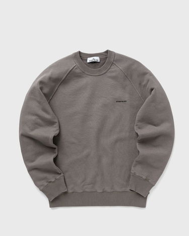 Sveter Stone Island Logo Flocked Crewneck Šedá | 801560755.V0092, 0