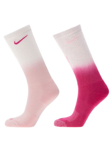 Ponožky Nike Everyday Plus Cushioned Crew Socks 2-Pack Ružová | FQ1355-903