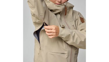 Vetrovka FJÄLLRÄVEN Keb GTX Jacket Béžová | F14500177-118, 5