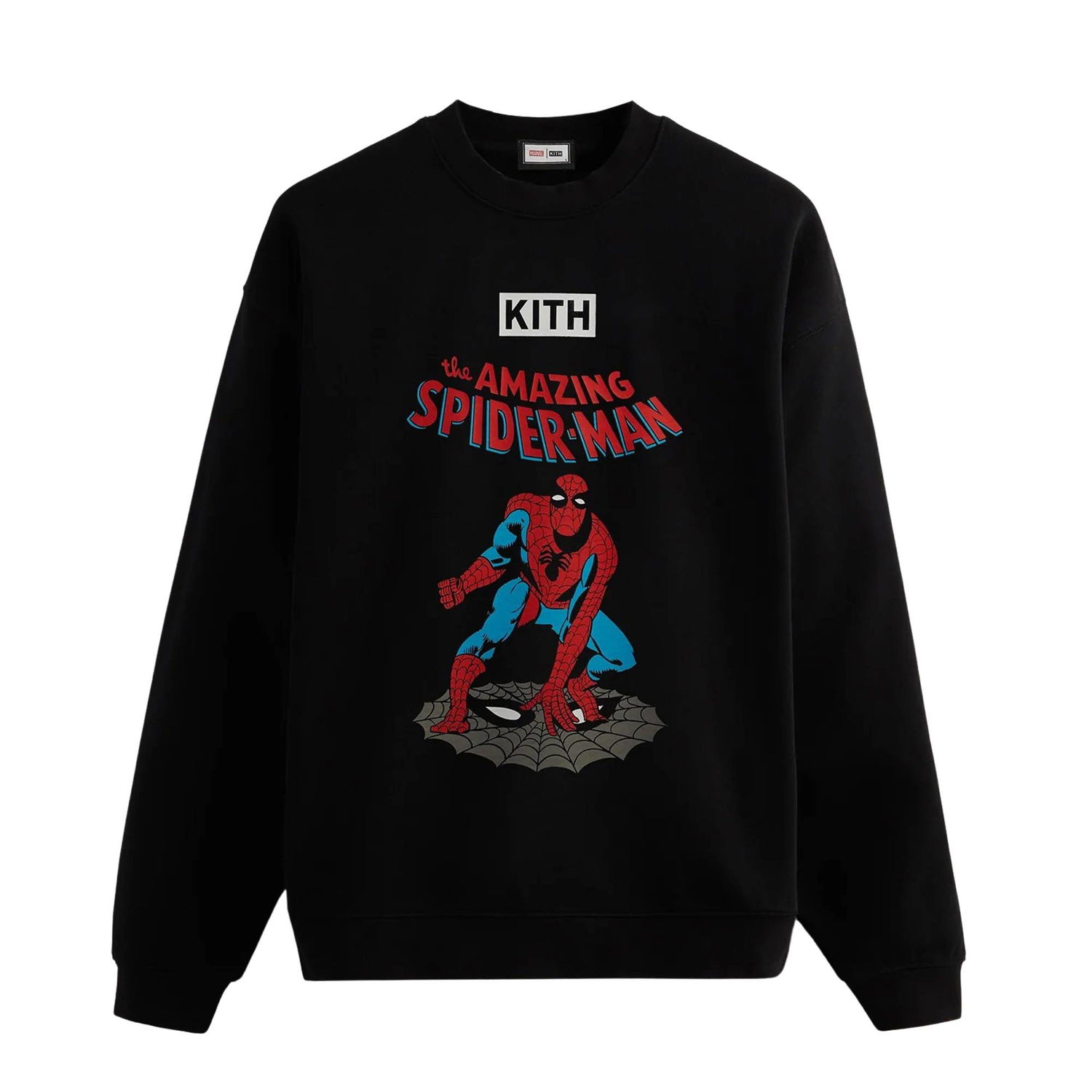 Sveter KITH For Spider-Man Allies Vintage Crewneck Čierna | KHM030597 001, 1
