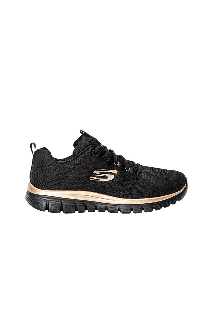 Tenisky a topánky Skechers Get Connected W Čierna | 12615-BKRG, 0