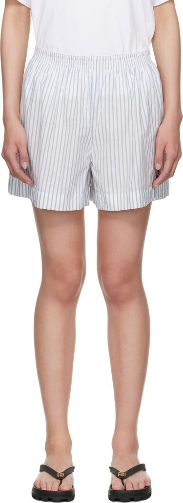 Šortky Moncler Moncler Striped Shorts Biela | K20932B00006598S1, 0