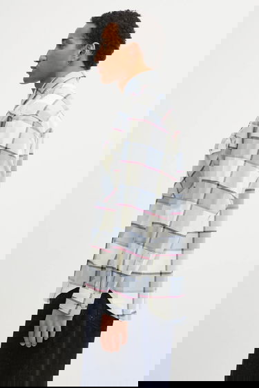 Košeľa AAPE by A Bathing Ape AAPE Now Plaid Flannel Regular Fit Classic Collar Shirt with Chest Pockets Rôznofarebný | AAPSTM8543XXP, 1