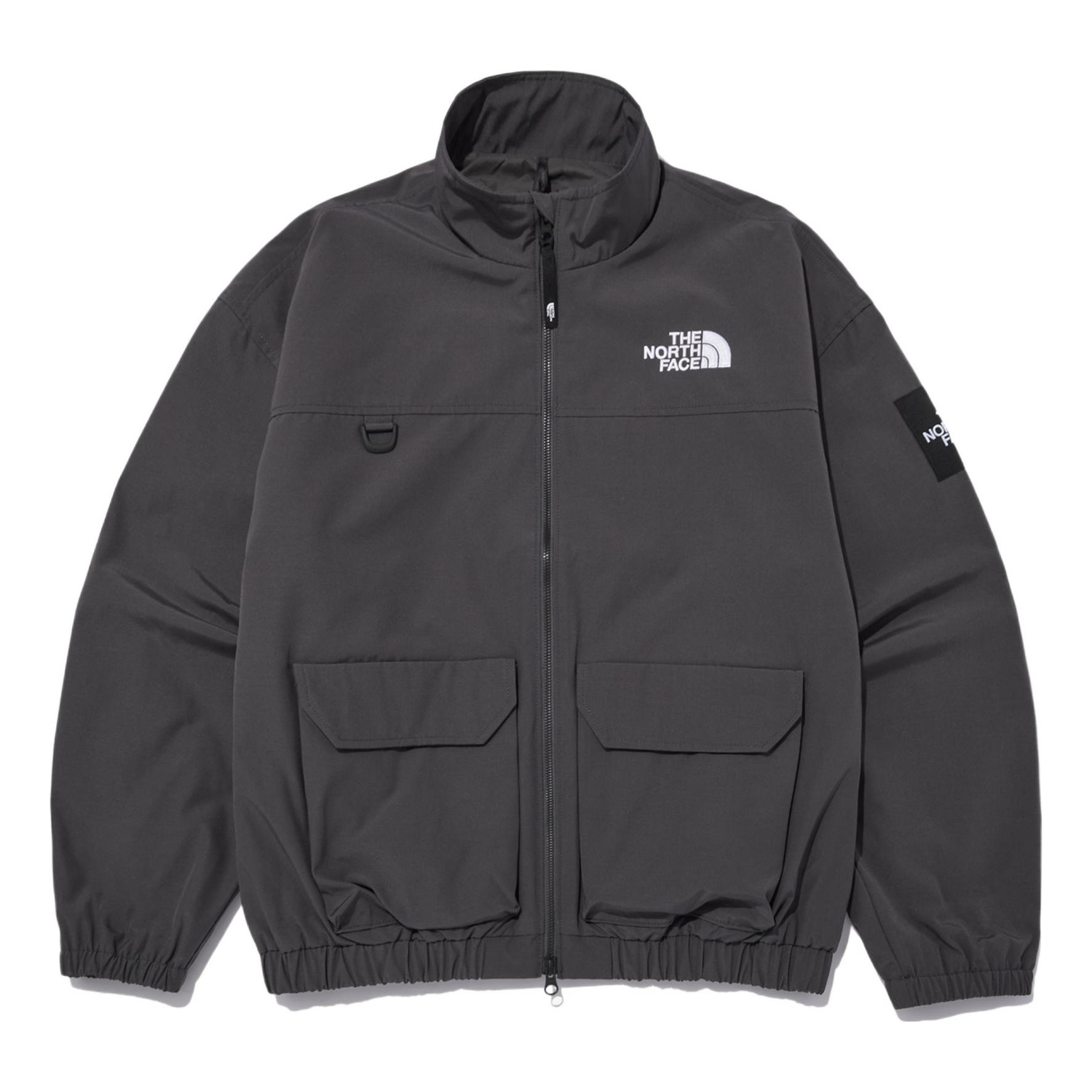 Vetrovka The North Face Logo Crop Jacket Šedá | NJ3BN51L, 0