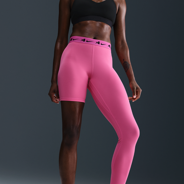Legíny Nike A'ja Wilson A'symmetric Mid-Rise Single-Leg Basketball Leggings Ružová | HQ6455-684, 3