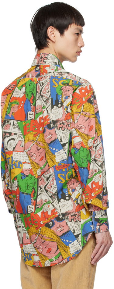 Košeľa ERL Multicolor Comic Print Shirt Rôznofarebný | ERL06B011, 2