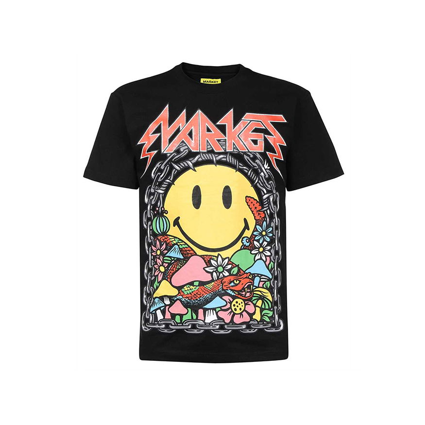 Tričko MARKET Iron Tee Black Čierna | 399001064, 0
