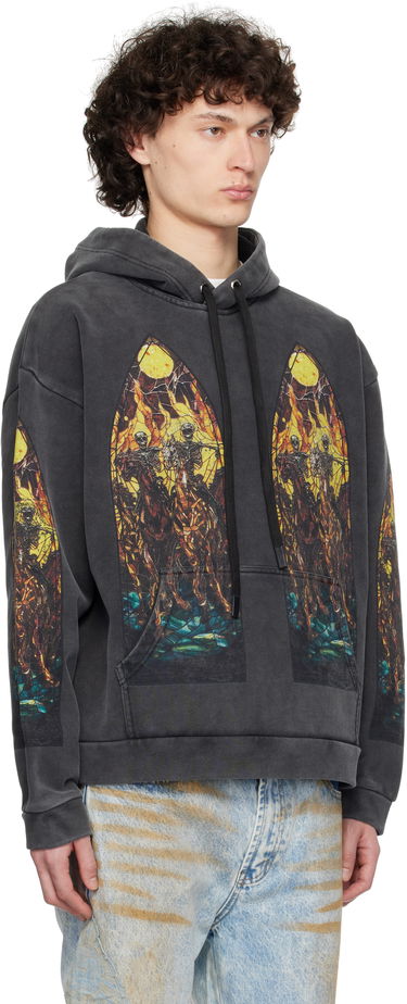 Mikina Who Decides War Who Decides War Anvil Print Hoodie Čierna | 1110020030SS25, 1