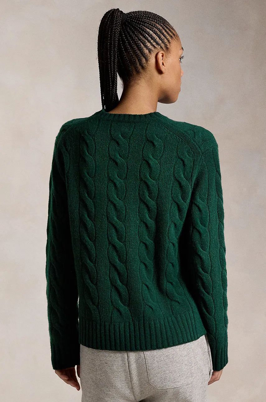 Cable-Knit Wool Sweater