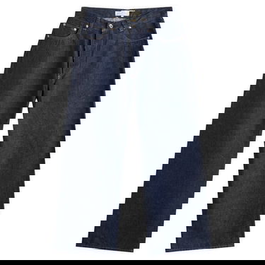 Džínsy Studio Nicholson Studio Nicholson Wide Leg Jeans, Size Large Modrá | SEBSNM-1400-INW, 0