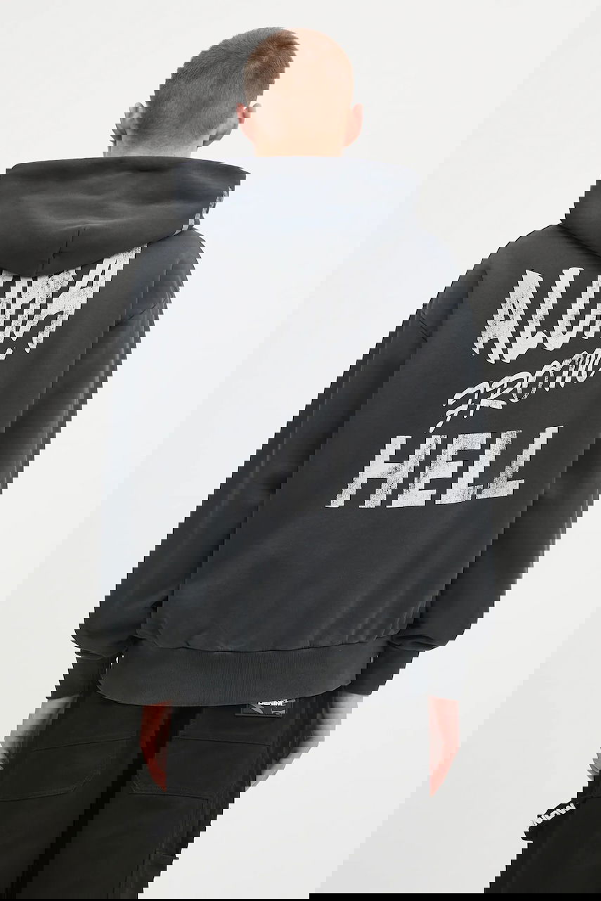 Mikina Aries Aries Faded Aloha From Hell Hoodie Čierna | AR2001303, 0