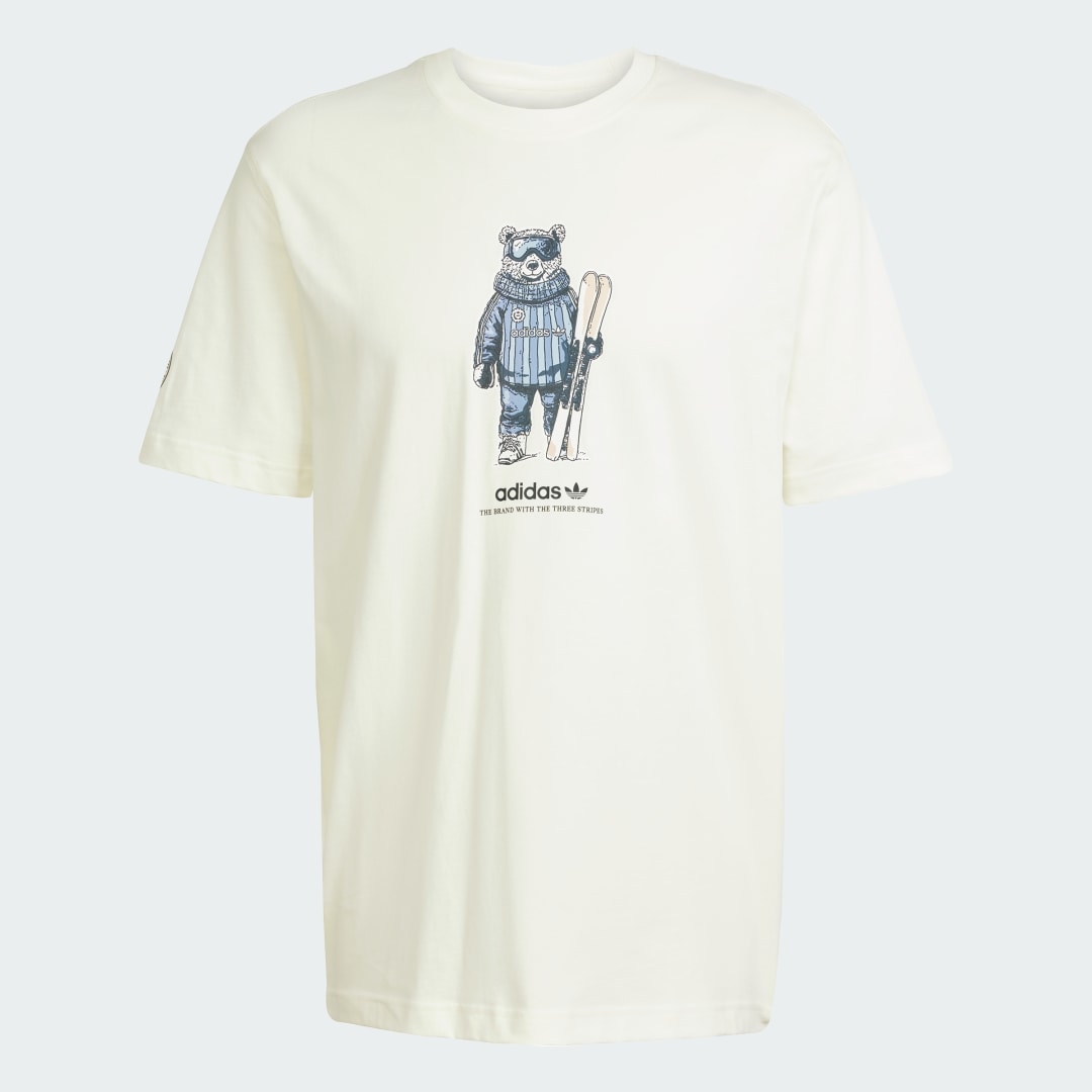 Tričko adidas Performance Winter Sports Ski Bear Graphic T-Shirt Biela | KC3519, 0