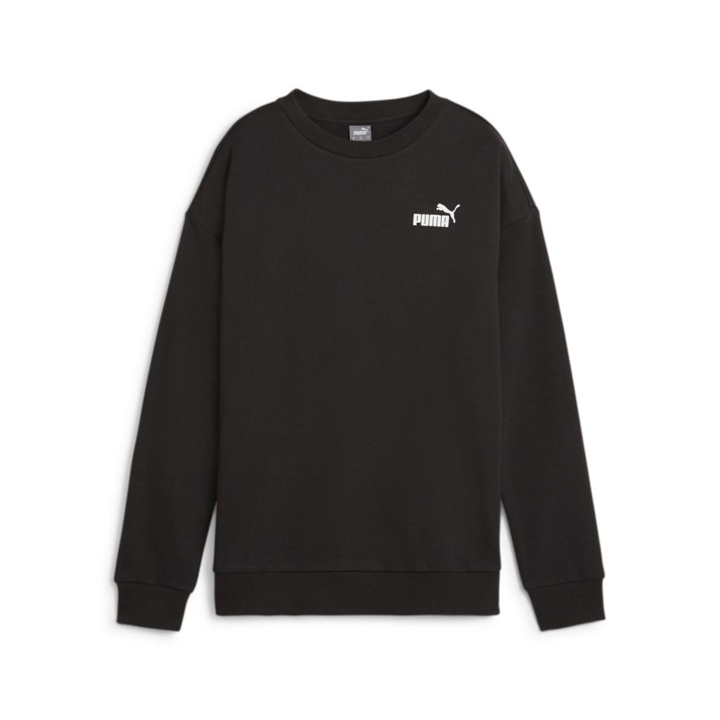 Sveter Puma Relaxed Small Logo Crew Sweatshirt Čierna | 678742-01, 0