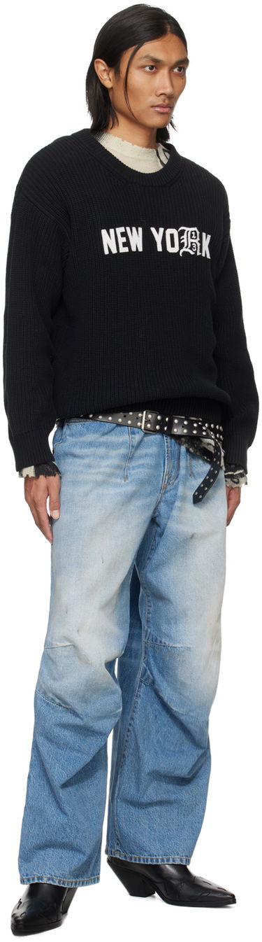 Sveter R13 R13 'New York' Knit Sweater Čierna | R13WY199-Y016C, 3