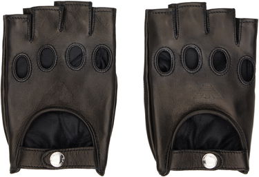 Rukavice OUR LEGACY Emporio Armani Fingerless Leather Gloves Čierna | WS2258TL, 0