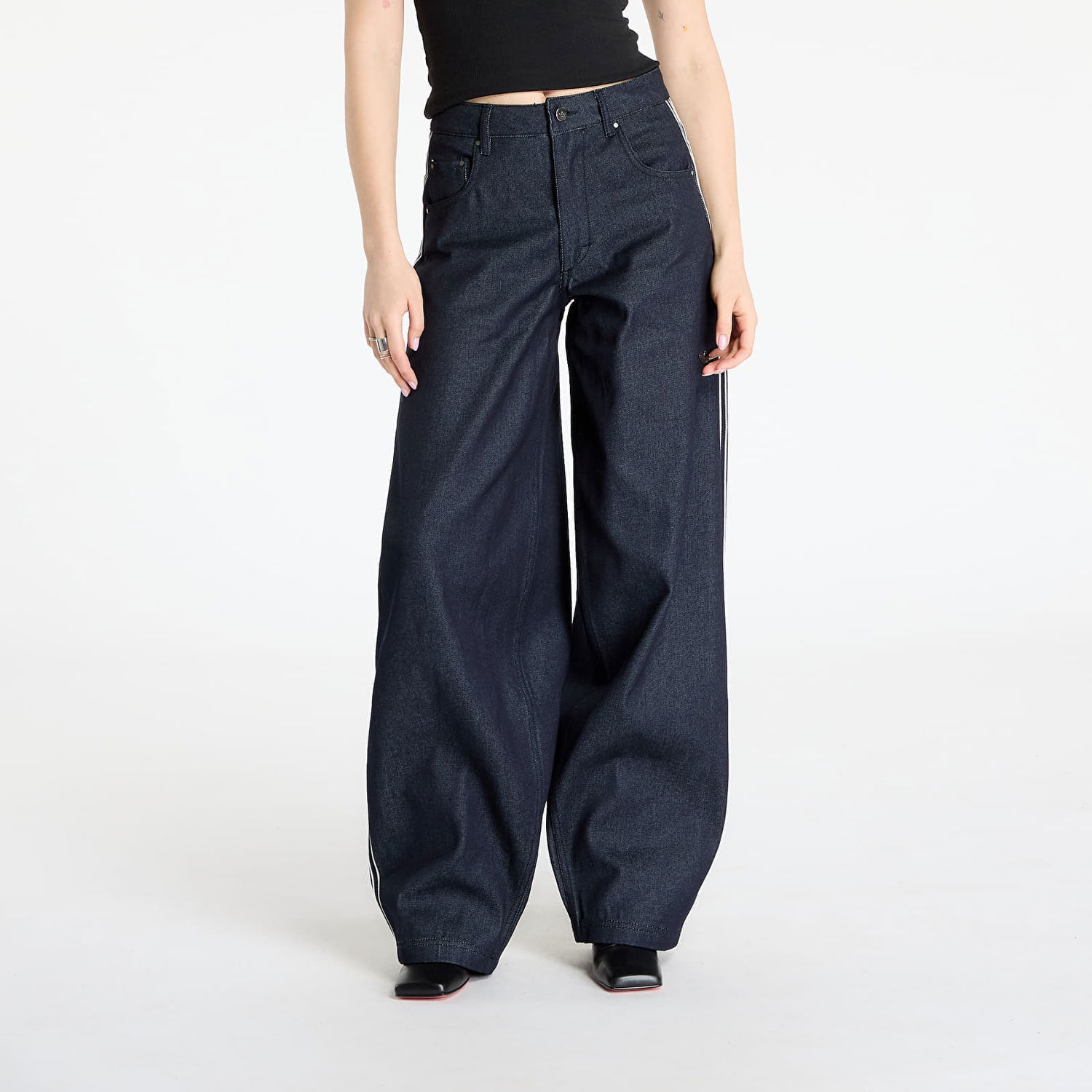 Džínsy adidas Originals adidas Denim Pant Modrá | JJ3145, 0