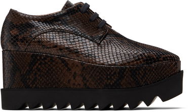 Tenisky a topánky Stella McCartney Limited-Edition Elyse Snake Platform Derbys Hnedá | 810479APAEK0, 0