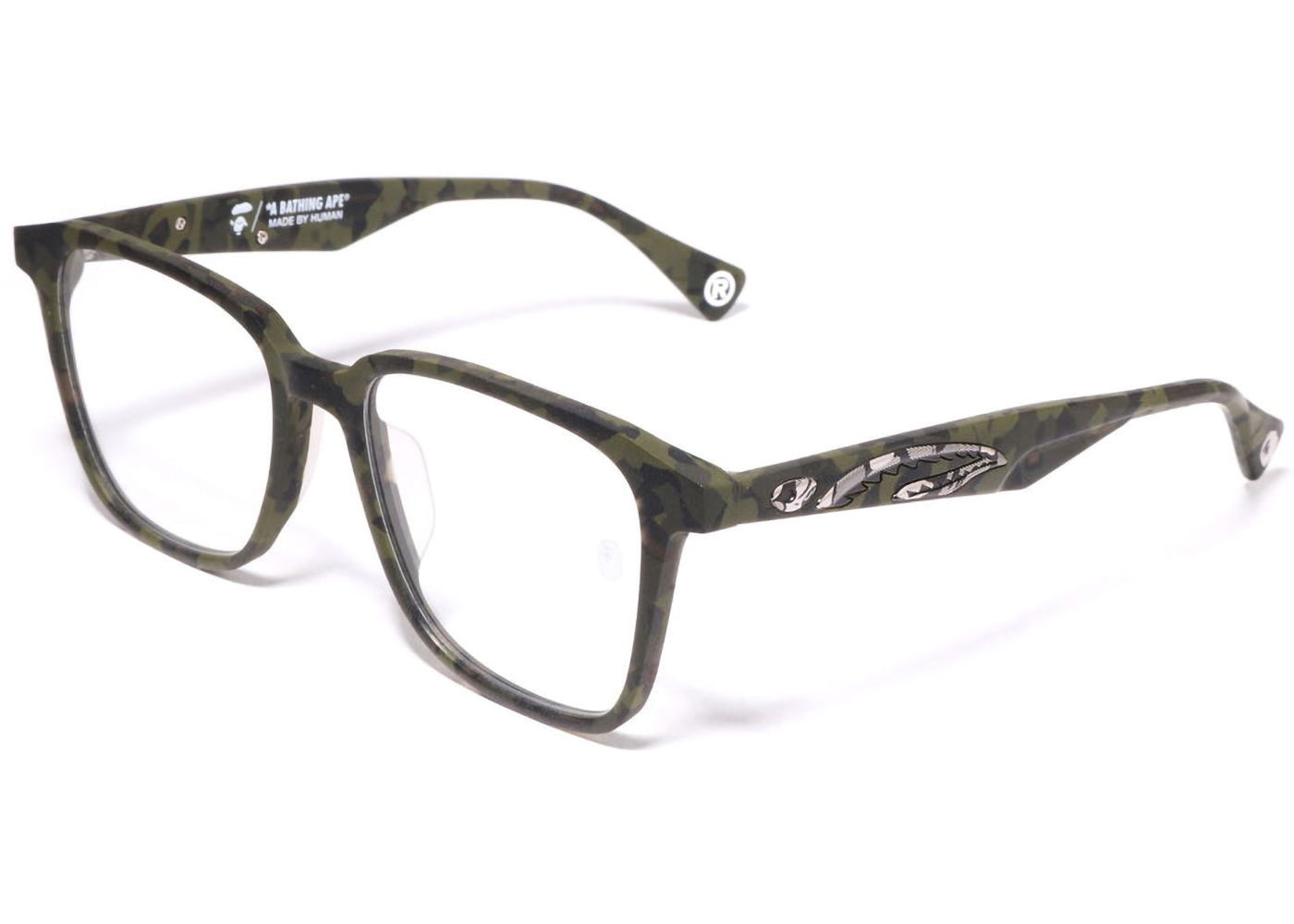 Slnečné okuliare BAPE Shark Optical 3 Frame Sunglasses Zelené | 1I20-186-019, 0