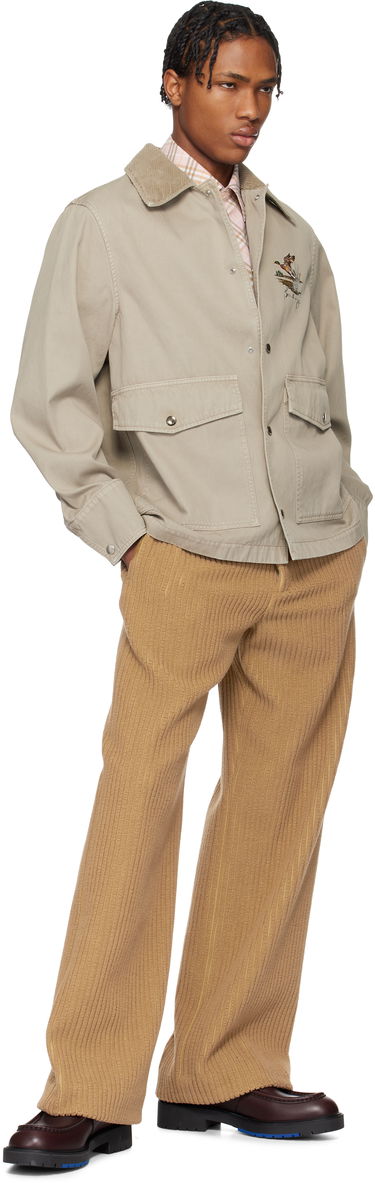 Bunda Burberry Burberry Field Cotton Jacket Béžová | 8101260, 3