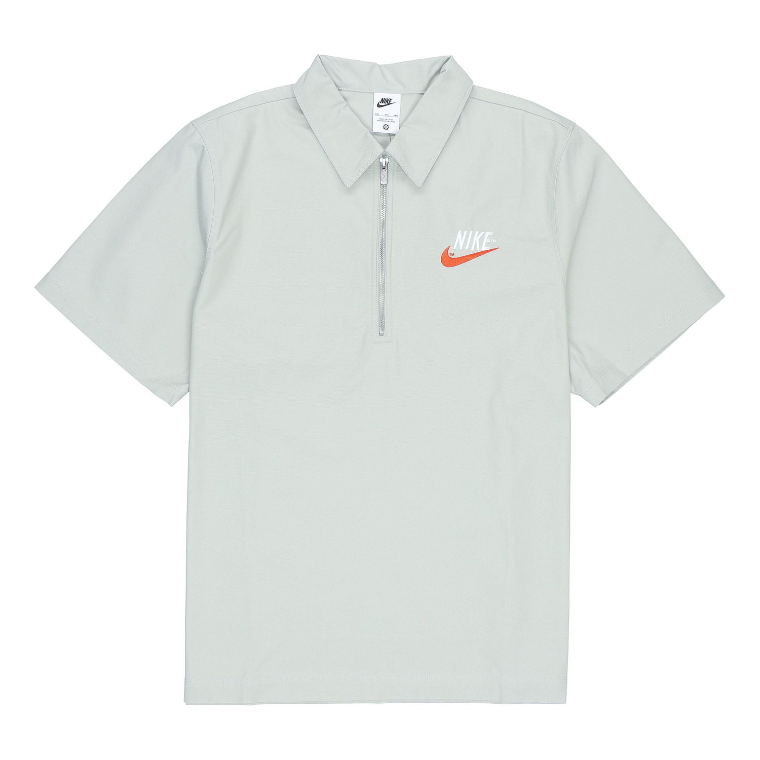 Polo tričko Nike Solid Color Half Zipper Short Sleeve Polo Shirt Zelené | DM5284-017, 0