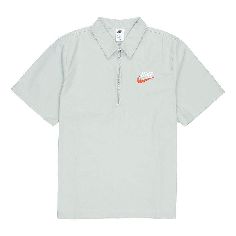 Polo tričko Nike Solid Color Half Zipper Short Sleeve Polo Shirt Zelené | DM5284-017