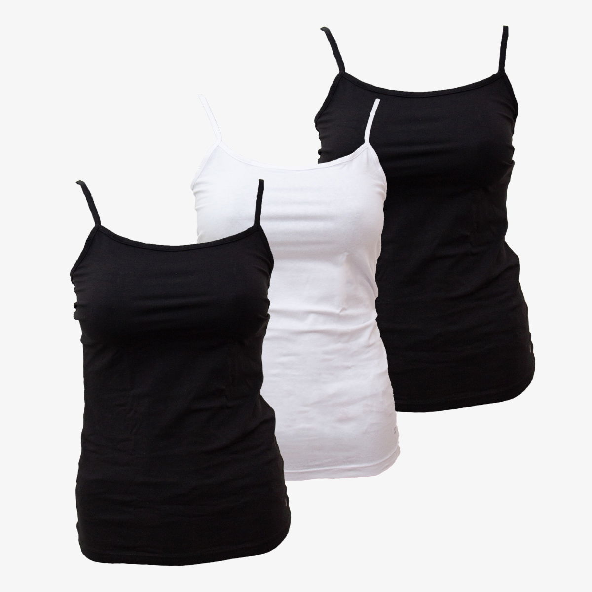 Tielko Champion Pack of 3 Spaghetti Strap Tank Tops Čierna | CHA201F890-01, 0