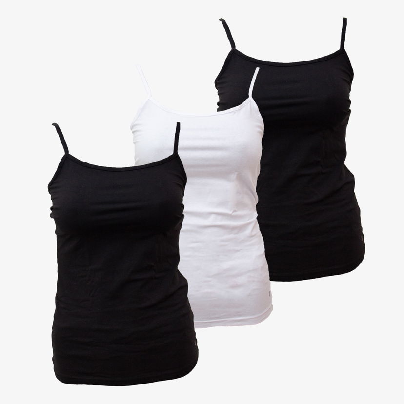 Tielko Champion Pack of 3 Spaghetti Strap Tank Tops Biela | CHA201F890-01