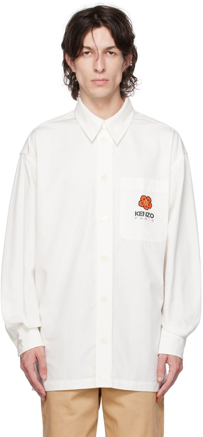 Košeľa KENZO Paris Boke Flower Biela | FD65CH5079LA, 0