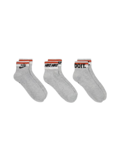 Ponožky Nike Everyday Essential Ankle Socks (3 Pairs) Šedá | DX5080-050