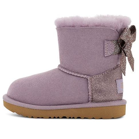 Tenisky a topánky UGG Glitter Bow Suede Boots Fialová | 1123617T-SHAD