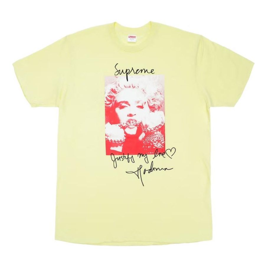 Tričko Supreme Madonna Print Tee Žltá | SUP-FW18-T1, 0