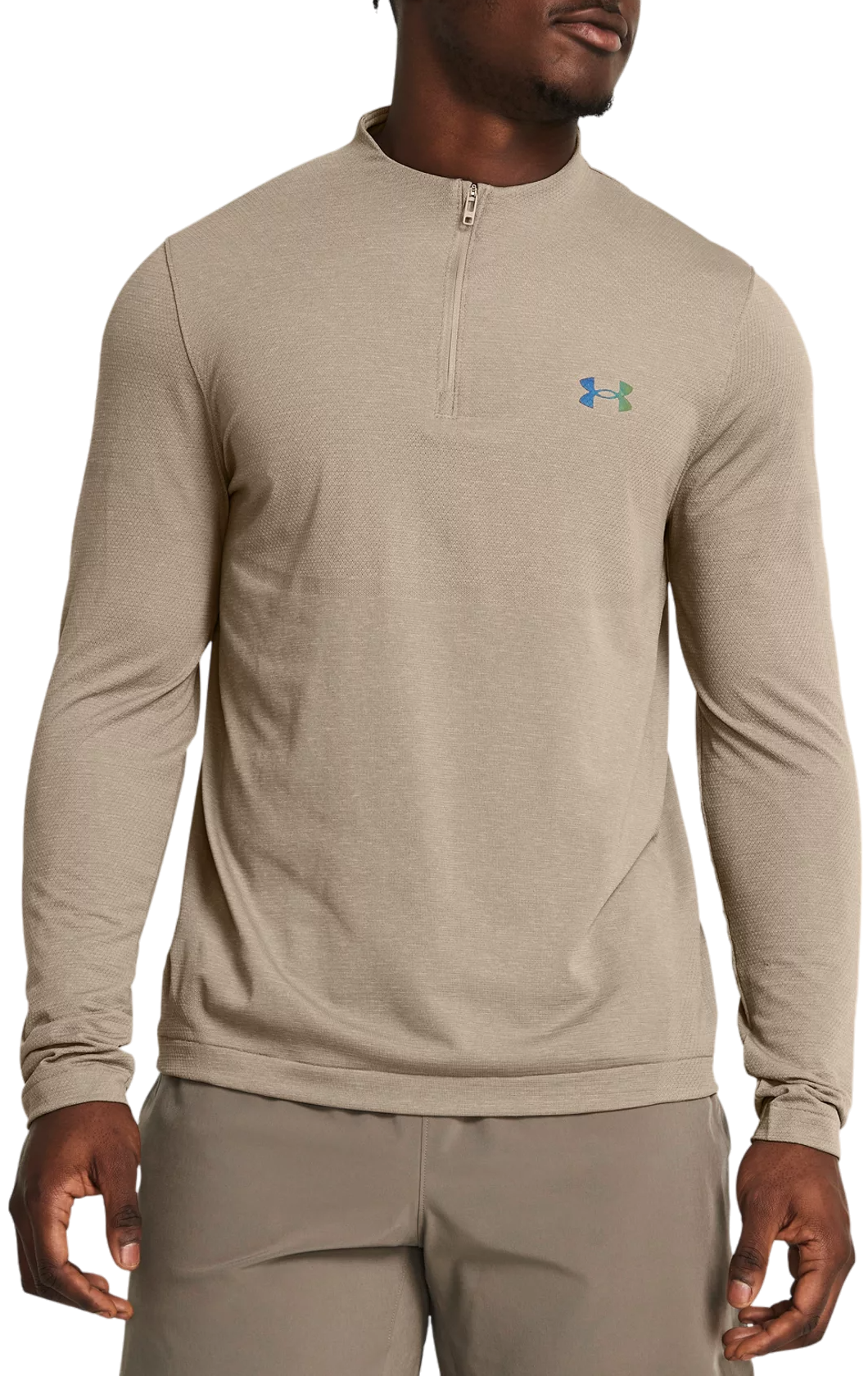Mikina Under Armour Vanish Elite Seamless Long Sleeve 1/4 Zip Top Béžová | 1382798-203, 0