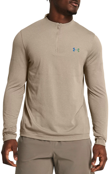 Mikina Under Armour Vanish Elite Seamless Long Sleeve 1/4 Zip Top Béžová | 1382798-203, 0