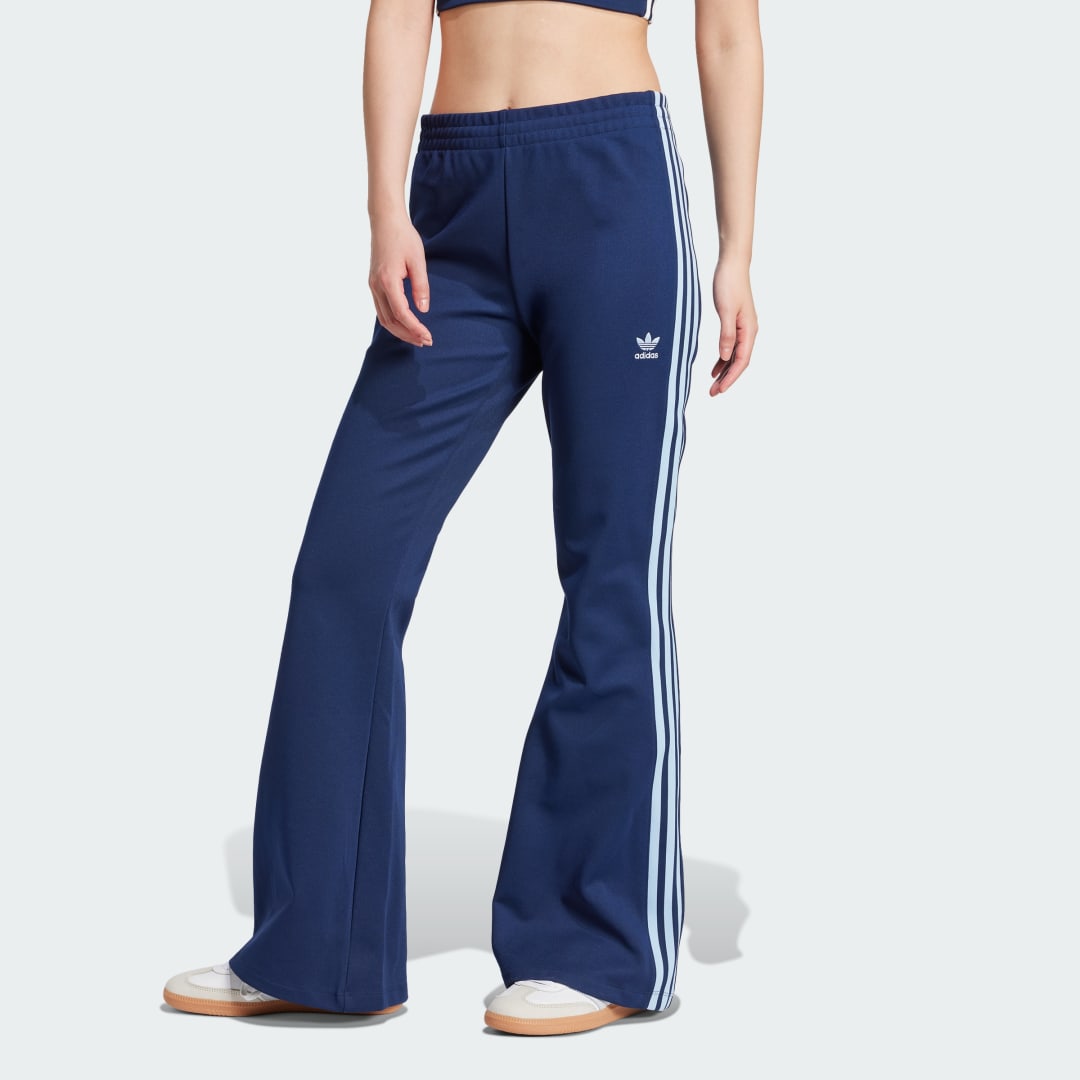 Tepláky adidas Performance 3-Stripes Flared Track Pants Modrá | JC5787, 0