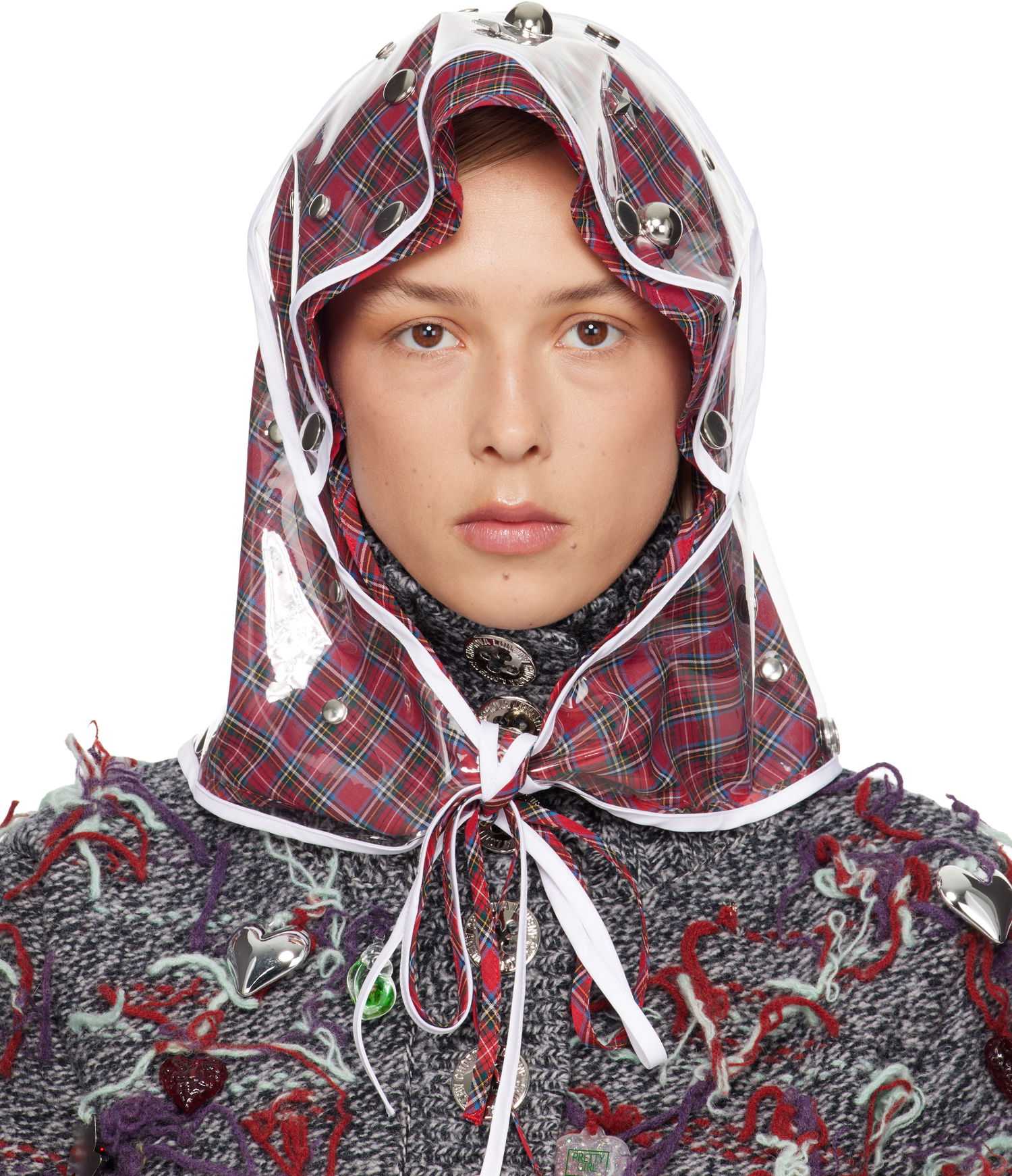 Klobúk Chopova Lowena Plaid Clear Studded Rain Hat Rôznofarebný | 6712, 0