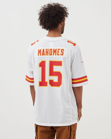 Dres Nike NFL Road Game Kansas City Chiefs Patrick Mahomes 15 Jersey Biela | 67NM-KCGR-7GF-2PA, 2